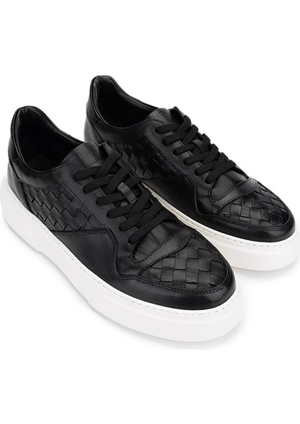 Erkek Hakiki Deri Siyah Sneakers & Spor Ayakkabı fiyatları