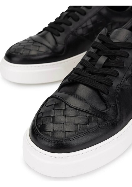 Erkek Hakiki Deri Siyah Sneakers & Spor Ayakkabı modelleri