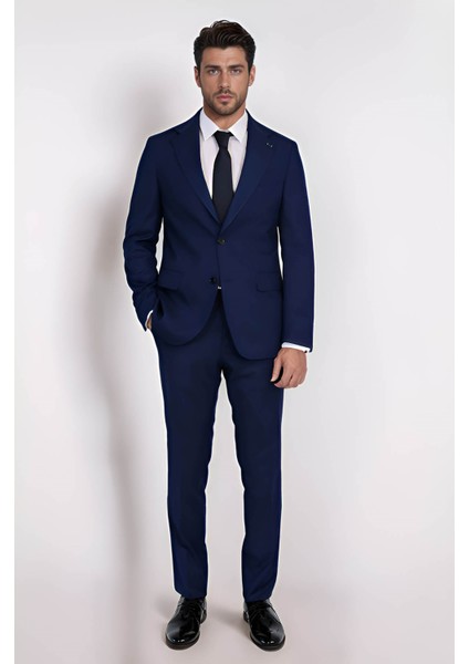 /poly.mono Yaka Slim Takım Elbise Lacivert indirimleri