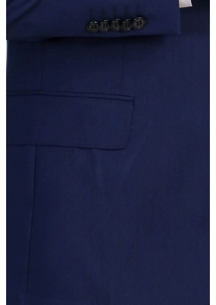 /poly.mono Yaka Slim Takım Elbise Lacivert