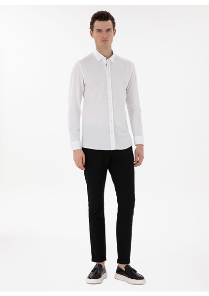Siyah Erkek Slim Fit Chino Pantolon Elısta modelleri