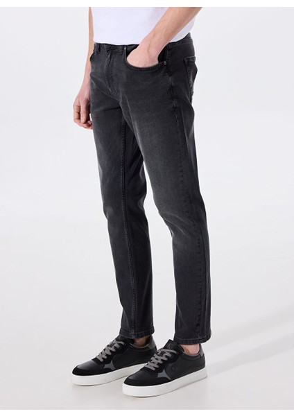 Antrasit Erkek Dar Paça Slim Fit Denim Pantolon Vegas Slim - 1300 modelleri