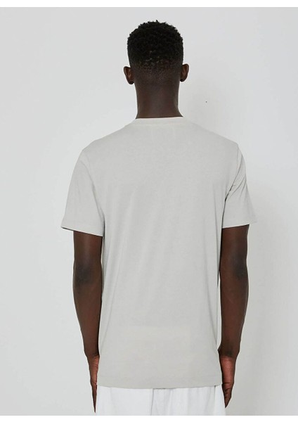 Bisiklet Yaka Kırık Beyaz Erkek T-Shirt UMP24014TS modelleri