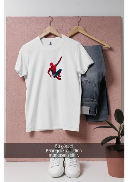 Oversize Spider-Man - Örümcek Adam 10 Vektörel Tasarımlı Unisex T-Shirt