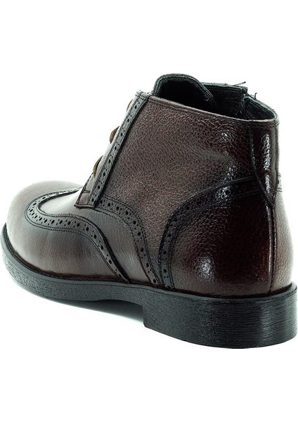 CS202 Kahve Dana Derisi Sıcak Astarlı Rahat Şık Taban Büyük Numara Erkek Bot fırsatları