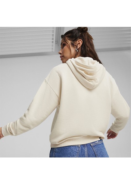 67789987 Squad Hoodie Tr Beyaz Kadın Kapüşon Yaka Regular Fit Sweatshirt fırsatları