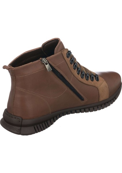 BRK2103 Vizon Büyük Numara Dana Derisi Rahat Geniş Kalıp Erkek Bot 47 fırsatları