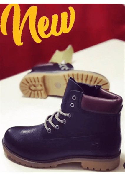 TLAND0802 Lacivert Deritimber Land Style Kışlık Büyük Numara Erkek Bot Sıcak Astar Rahat Geniş Kalıp 48 fırsatları