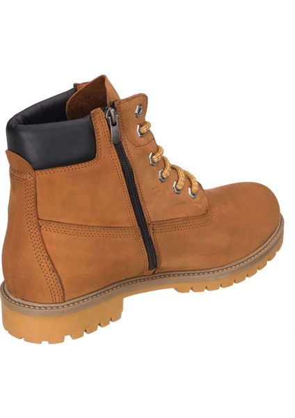 TLAND0802 Tarçın Nubuk Timber Land Style Kışlık Büyük Numara Erkek Bot Sıcak Astar Rahat Geniş Kalıp 47
