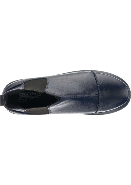 MR2023 Lacivert Büyük Numara Dana Derisi Rahat Geniş Kalıp Erkek Bot 48 indirimleri