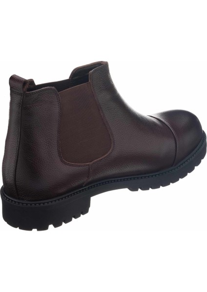 45 - 46 - 47 - 48 -49 - 50 GG1284 Kahve Büyük Numara Dana Derisi Rahat Geniş Kalıp Erkek Bot