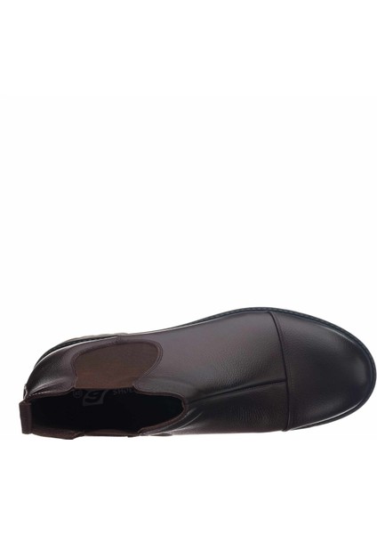 45 - 46 - 47 - 48 -49 - 50 GG1284 Kahve Büyük Numara Dana Derisi Rahat Geniş Kalıp Erkek Bot