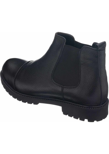 45 - 46 - 47 - 48 -49 - 50 GG1284 Siyah Büyük Numara Dana Derisi Rahat Geniş Kalıp Erkek Bot indirimleri