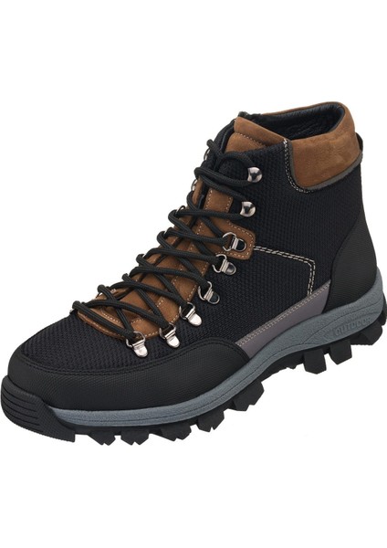 45,46,47,48,49,50 Numaralarda AG1071 Siyah Kapsüllü Trekking Taban Yeni Sezon Üst Kalite Büyük Numara Erkek Deri Bot modelleri