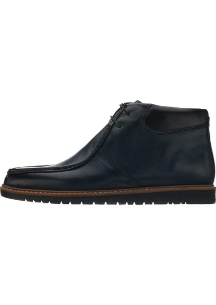 45 - 46 - 47 - 48 -49 - 50 ZU0106 Lacivert Deri Büyük Numara Dana Derisi Rahat Geniş Kalıp Erkek Bot fırsatları