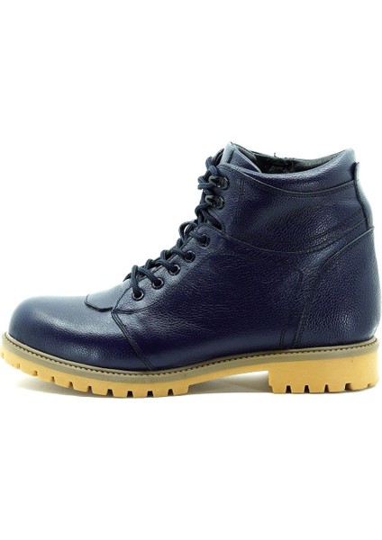 YN2022 Lacivert Deri Büyük Numara Erkek Bot Özel Seri modelleri