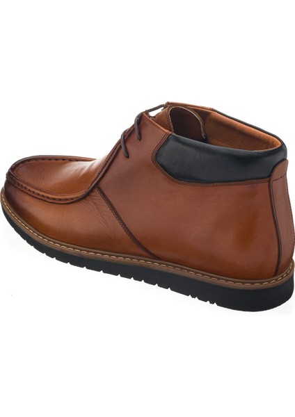 45 - 46 - 47 - 48 -49 - 50 ZU0106 Taba Deri Büyük Numara Dana Derisi Rahat Geniş Kalıp Erkek Bot modelleri
