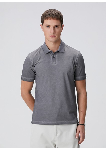Antrasit Erkek Slim Fit T-Shirt 1094339