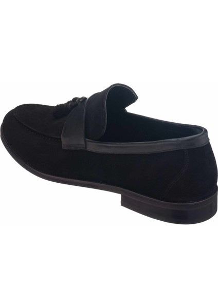 KD0696 Siyah Süet Neolit Taban Üst Kalite Deri Büyük Numara Erkek Ayakkabı indirimleri