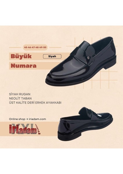 KD0695 Siyah Rugan Neolit Taban Üst Kalite Deri Erkek Ayakkabı fiyatları