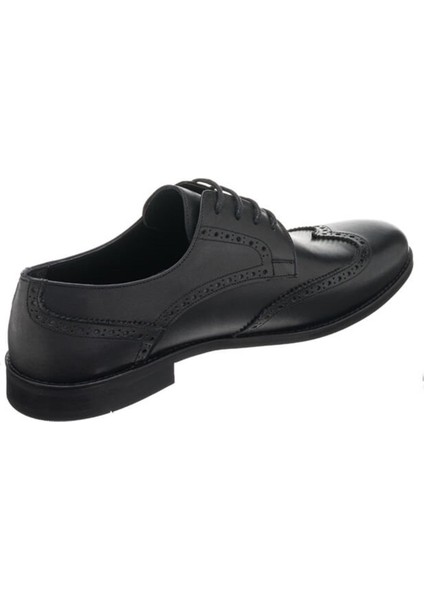 45,46,47,48,49,50 Numaralarda NR1958 Siyah Analin Erkek Ayakkabısı