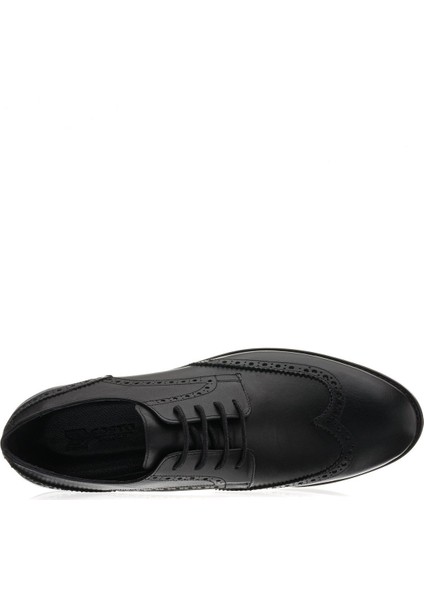45,46,47,48,49,50 Numaralarda NR1958 Siyah Analin Erkek Ayakkabısı