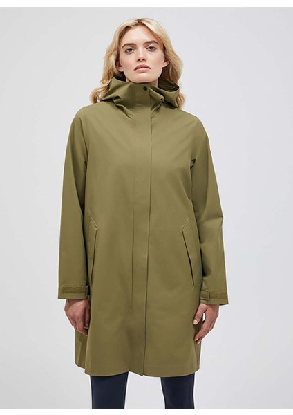 Haki Erkek Düz Ceket M Cloudburst Coat