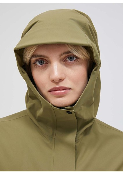 Haki Erkek Düz Ceket M Cloudburst Coat