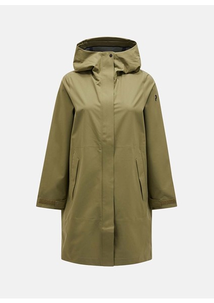 Haki Erkek Düz Ceket M Cloudburst Coat