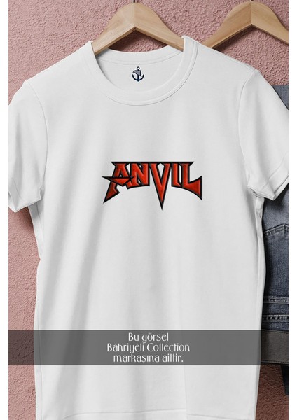 Oversize Anvil Kırmızı Logo Tasarımlı Unisex T-Shirt fiyatları