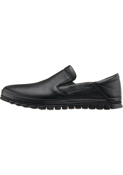 Costo Shoes Siyah Deri 4 Mevsim Büyük Numara Üst Kalite Erkek Ayakkabısı