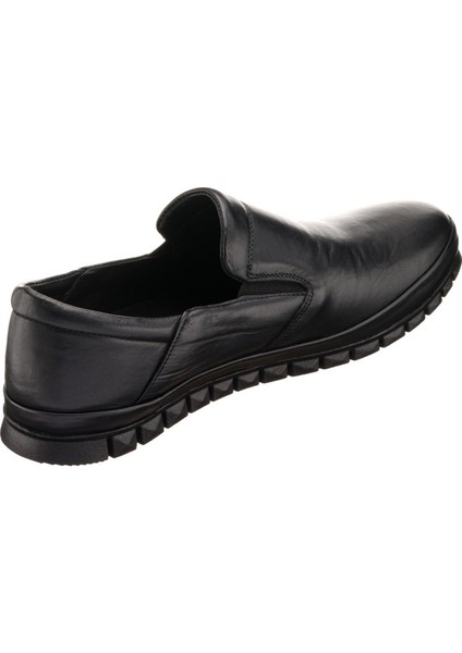 Costo Shoes Siyah Deri 4 Mevsim Büyük Numara Üst Kalite Erkek Ayakkabısı