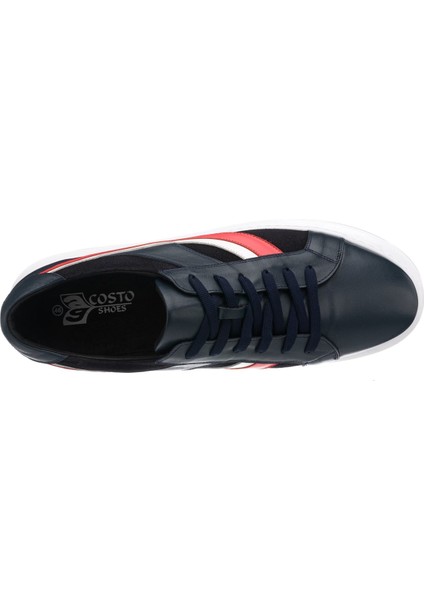 BNC2136 Lacivert Deri Büyük Numara Spor Ayakkabı indirimleri