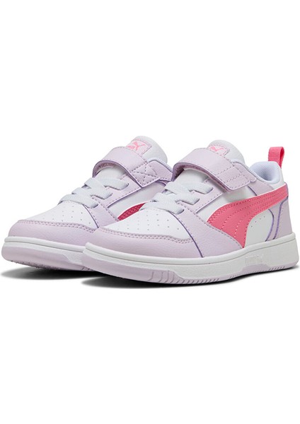 Lila Kız Çocuk Yürüyüş Ayakkabısı 39741922-PUMA Rebound V6 Lo Ac+ Ps fırsatları