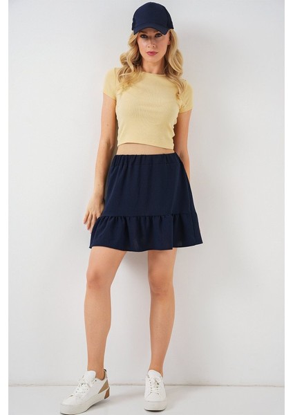 Ayrobin Mini Etek 8054 - Lacivert fiyatları