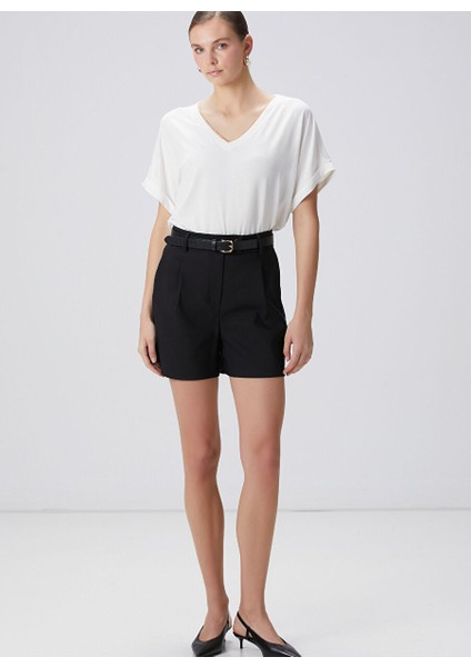 Ekru Kadın Basic T-Shirt 1094709