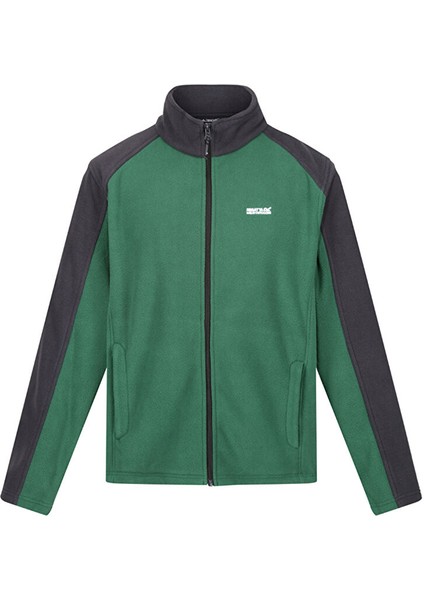 Gri - Yeşil Erkek Dik Yaka Regular Fit Polar Sweatshırt RMA192 Hedman Iı