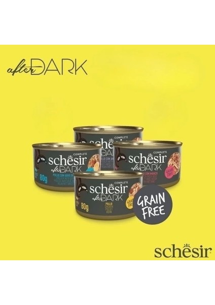 Schesir After Dark Et Suyunda Karışık Lezzetler Yetişkin Konserve Kedi Maması 12 Adet 80 gr modelleri