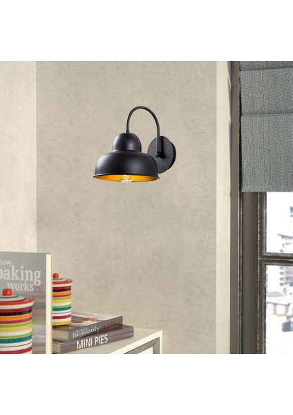 Çakır 180 Black Sıvama Aplik Duvar Aydınlatma | Bylamp