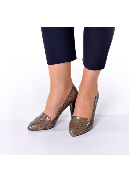 1952 Vizon anakonda Büyük Numara Kadın Ayakkabısı fiyatları