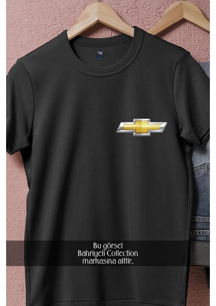 Oversize Chevrolet Logo Cep Tasarımlı Unisex T-Shirt fiyatları