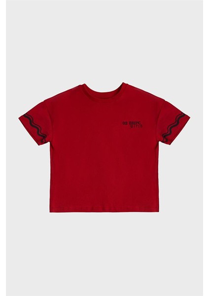 Kız Çocuk Kırmızı T-Shirt indirimleri
