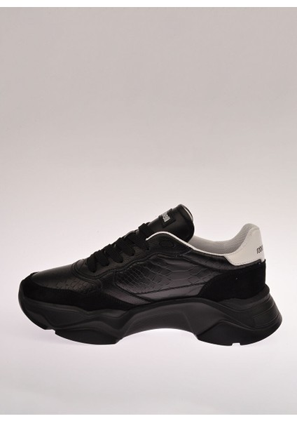 Siyah Erkek Deri Sneaker 25761 fiyatları