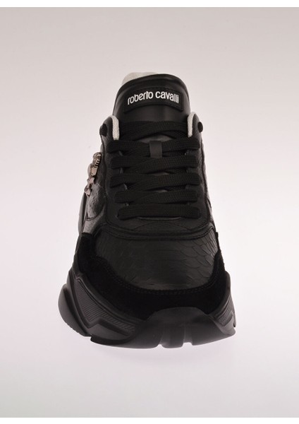 Siyah Erkek Deri Sneaker 25761 modelleri
