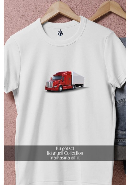 Oversize Amerikan Tır Tasarımlı Unisex T-Shirt fiyatları
