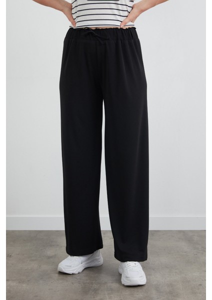 Beli Lastikli Krep Kumaş Palazzo Pantolon modelleri