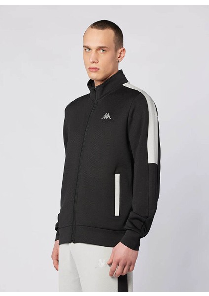 33223EW-005 Moste Full Zıp Siyah Erkek Zip Ceket