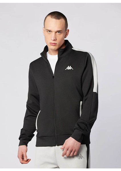 33223EW-005 Moste Full Zıp Siyah Erkek Zip Ceket