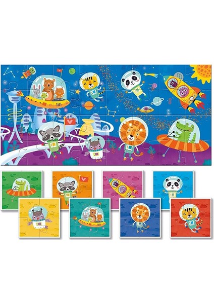 Bebekler Için Puzzle - Uzay