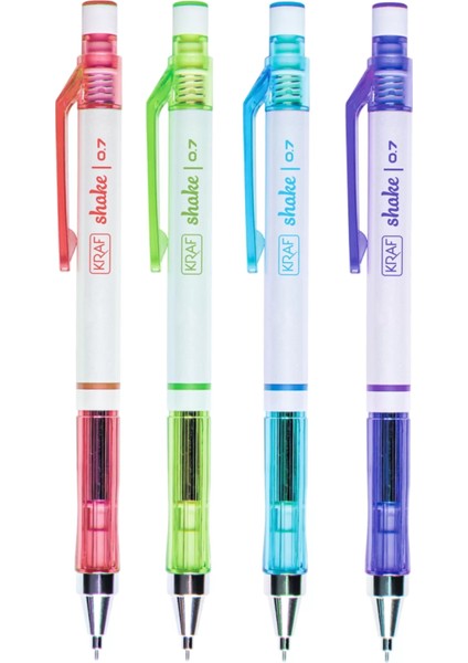 Shaker Versatil Mekanik Mavi Kurşun Kalem 0,7mm